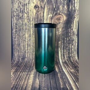 Starbuck Green Glitter / Sparkle / Metallic Ombre Flip-Top 12oz Tumblr